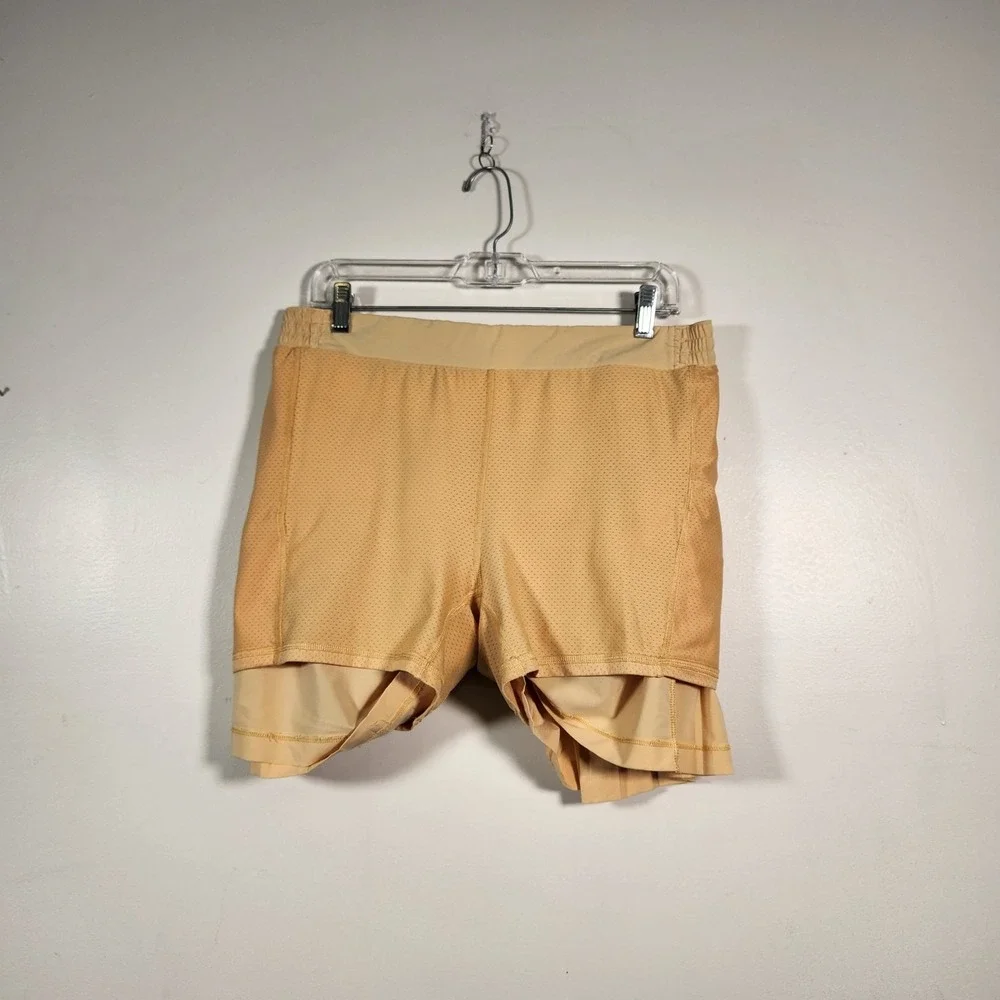 CALIA by CARRIE UNDERWOOD Golf Tennis Pickleball Skort Womens L Butter Yellow